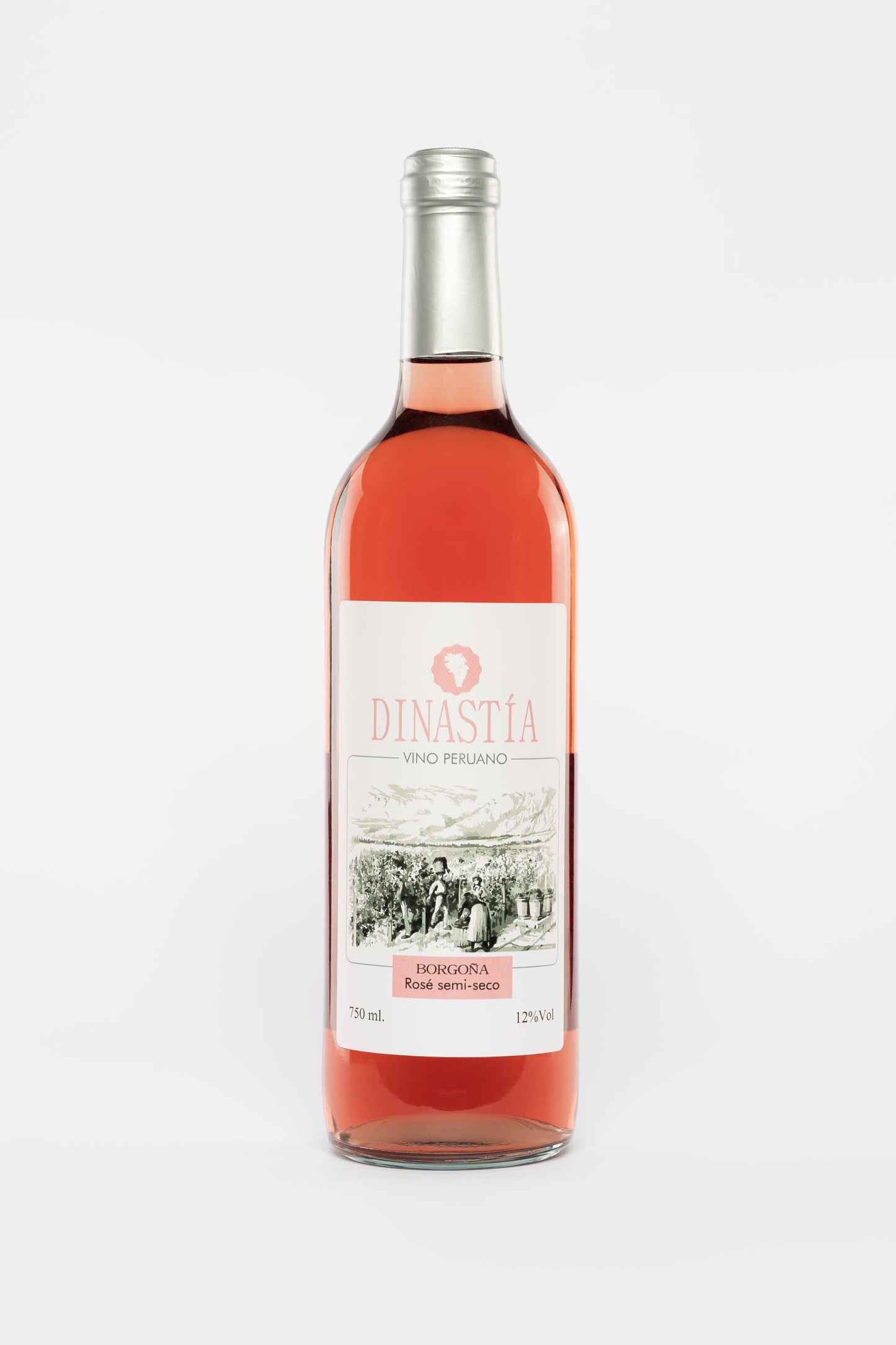 Vino Dinastía Borgoña Rose Semi Seco
